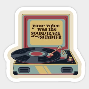 Vintage Vinyl Sticker